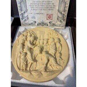 Studio Dante di Volteradici Italy Collector Plate Christ's Entry into Jerusalem